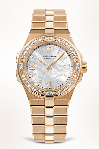 Montre en or rose pour femme Alpine Eagle