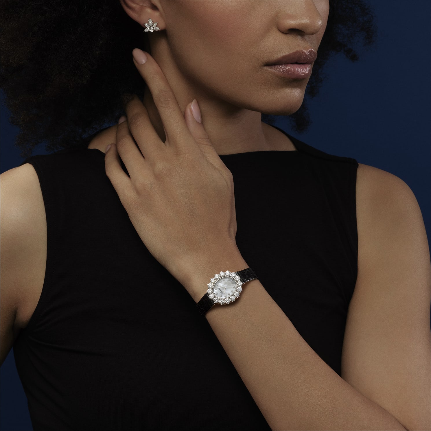 Chopard L'Heure du Diamant Women diamond watch FRONT