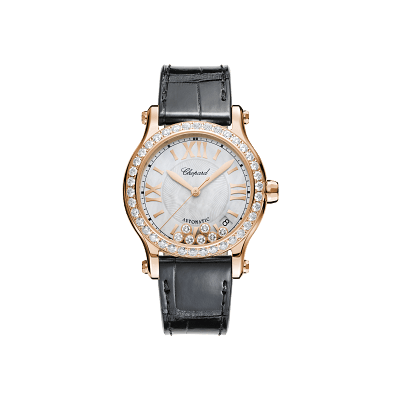 Chopard Happy Sport Women diamond watch FRONT