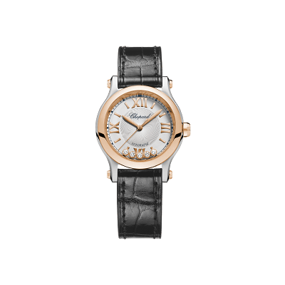 Chopard Happy Sport Femme - Montre diamant FRONT