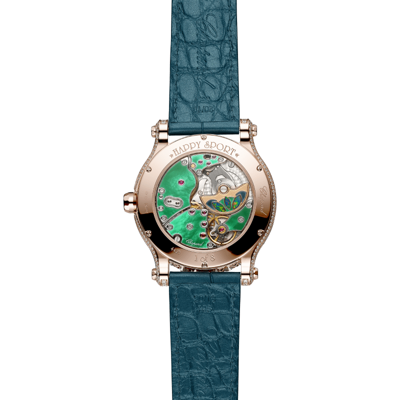 Chopard Happy Sport Women diamond watch BACK
