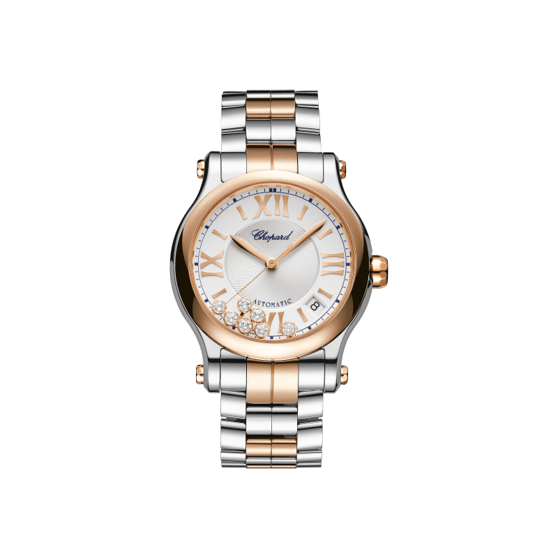 Chopard Happy Sport Women diamond watch FRONT