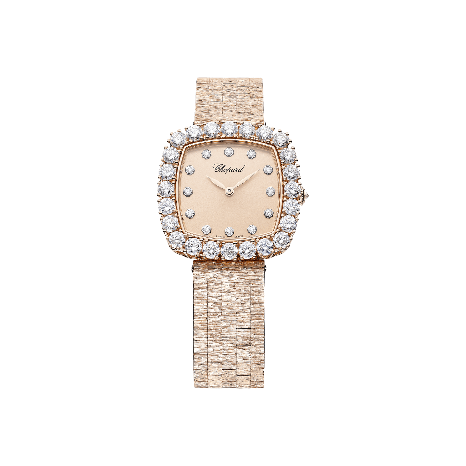 Chopard L'Heure du Diamant系列 女性 diamond watch FRONT
